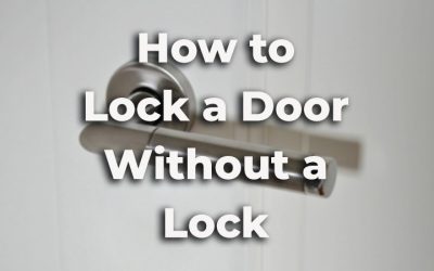 9 Simple Ways to Lock a Door Without a Lock (With Photos)