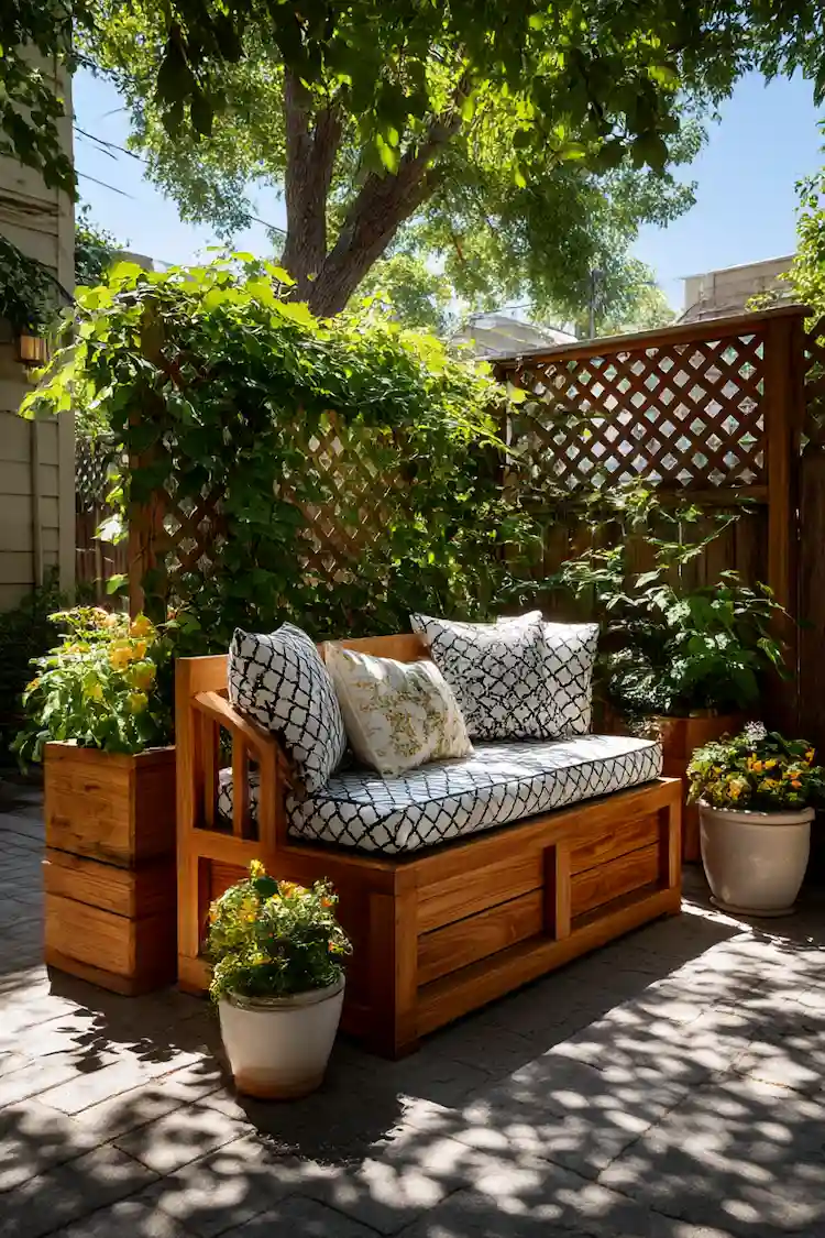 diy privacy screen planter